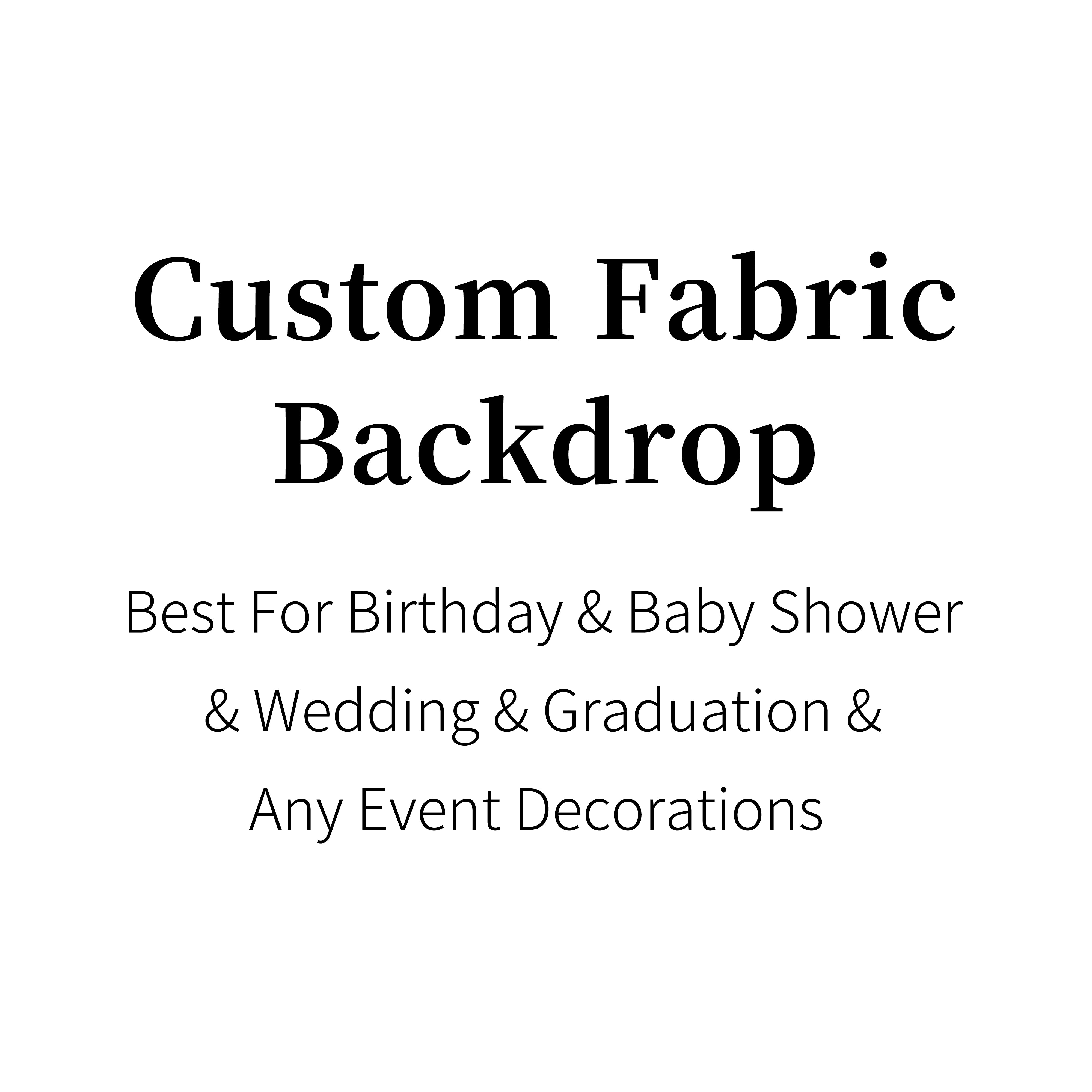 Custom Backdrop Service-Personalized Your Photo