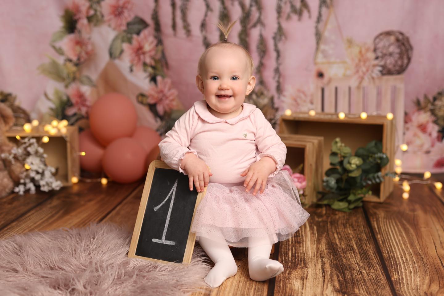 Pink Flower Beautiful Children Backdrops for Photography NB-387