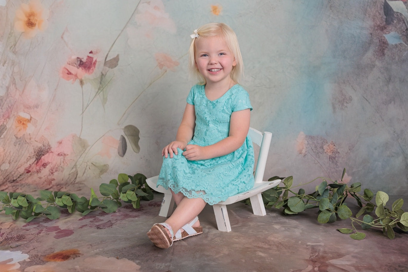 Fine Art Backdrops Soft Pastel Flower Field Artistic Backdrop MRR9-71