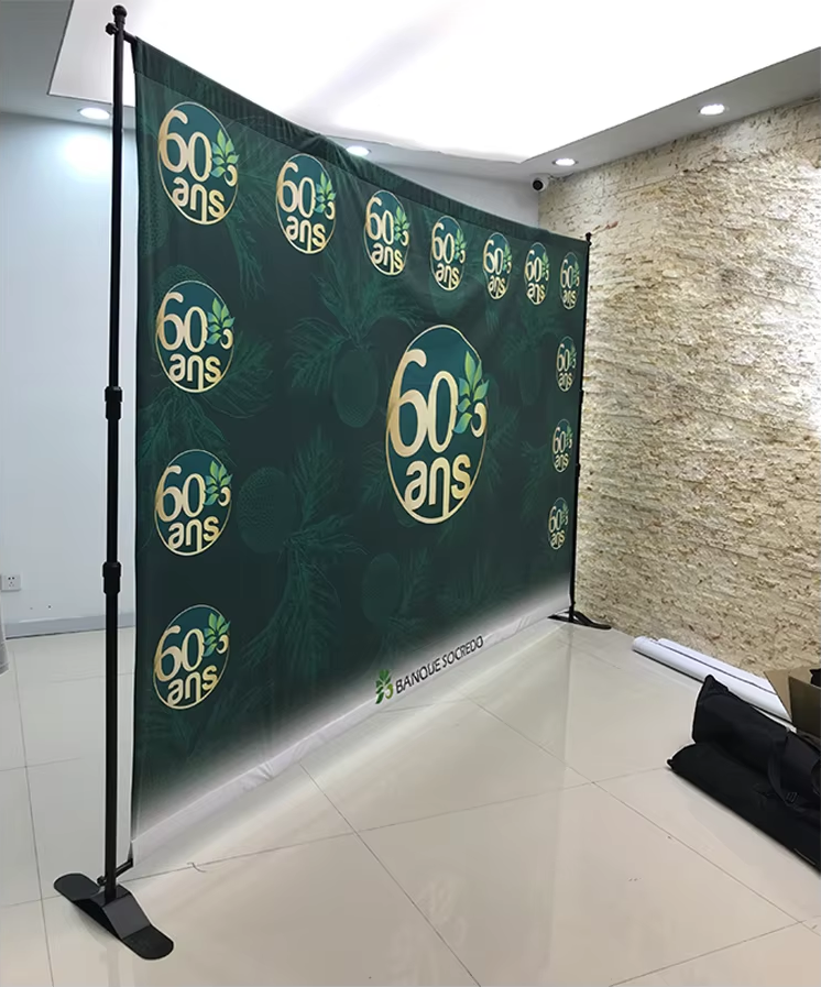 Custom Step & Repeat Logo Personalized Photo Banner