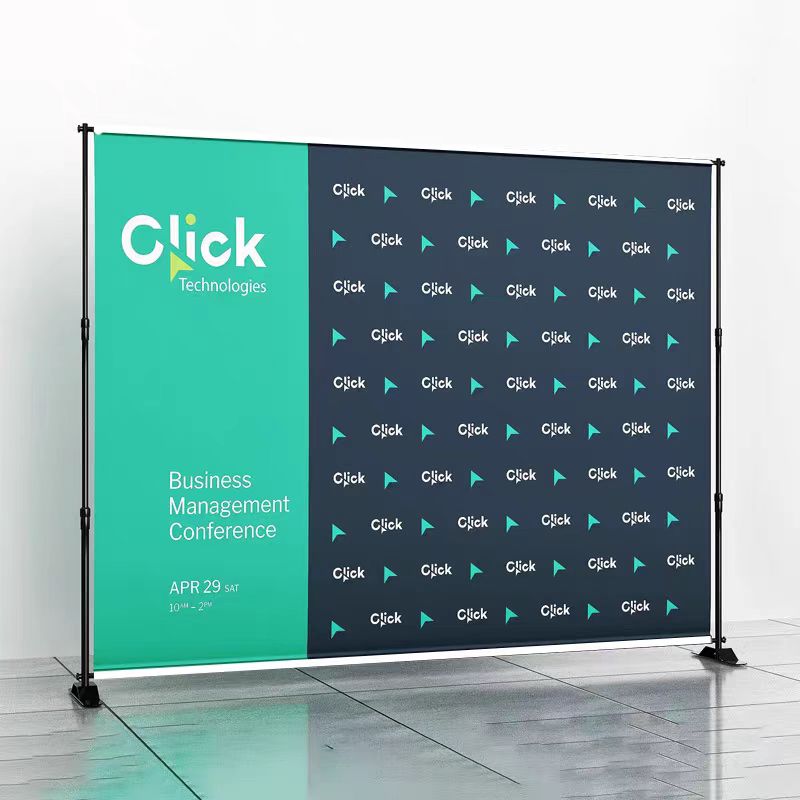 Custom Step & Repeat Logo Personalized Photo Banner