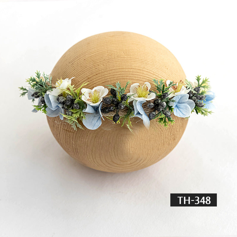Newborn Photography Faux Flower Headband Hair Accessories TH3