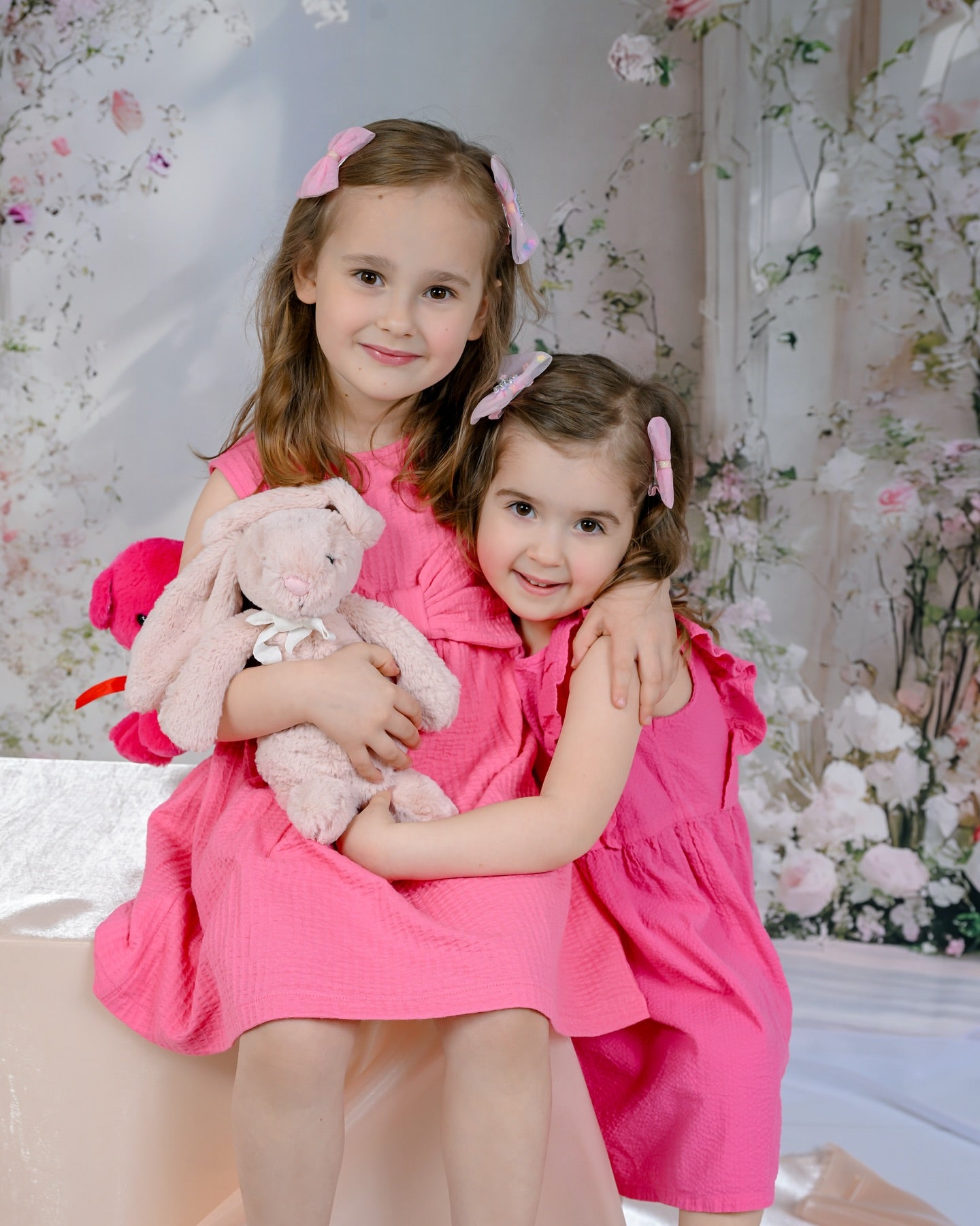 Mothers Day Backdrop Blooming Pink Roses Archway Backdrop GQ2-183