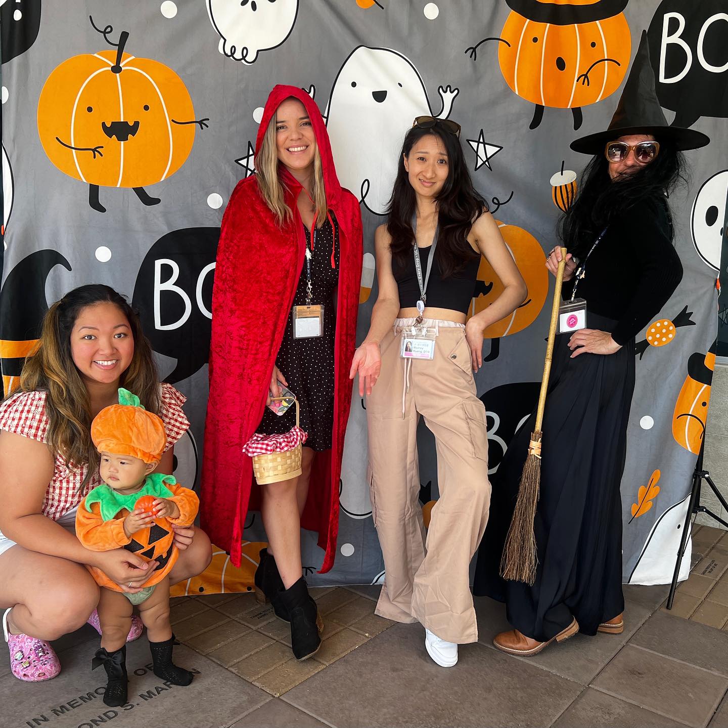 Halloween Cartoon Pumpkin Ghost Candy Backdrop M6-137
