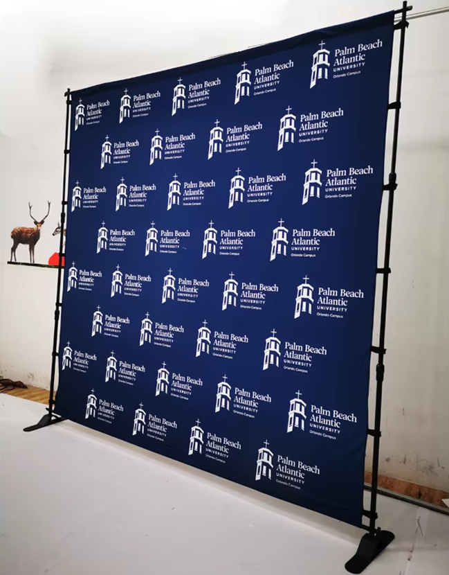 Custom Step & Repeat Logo Personalized Photo Banner