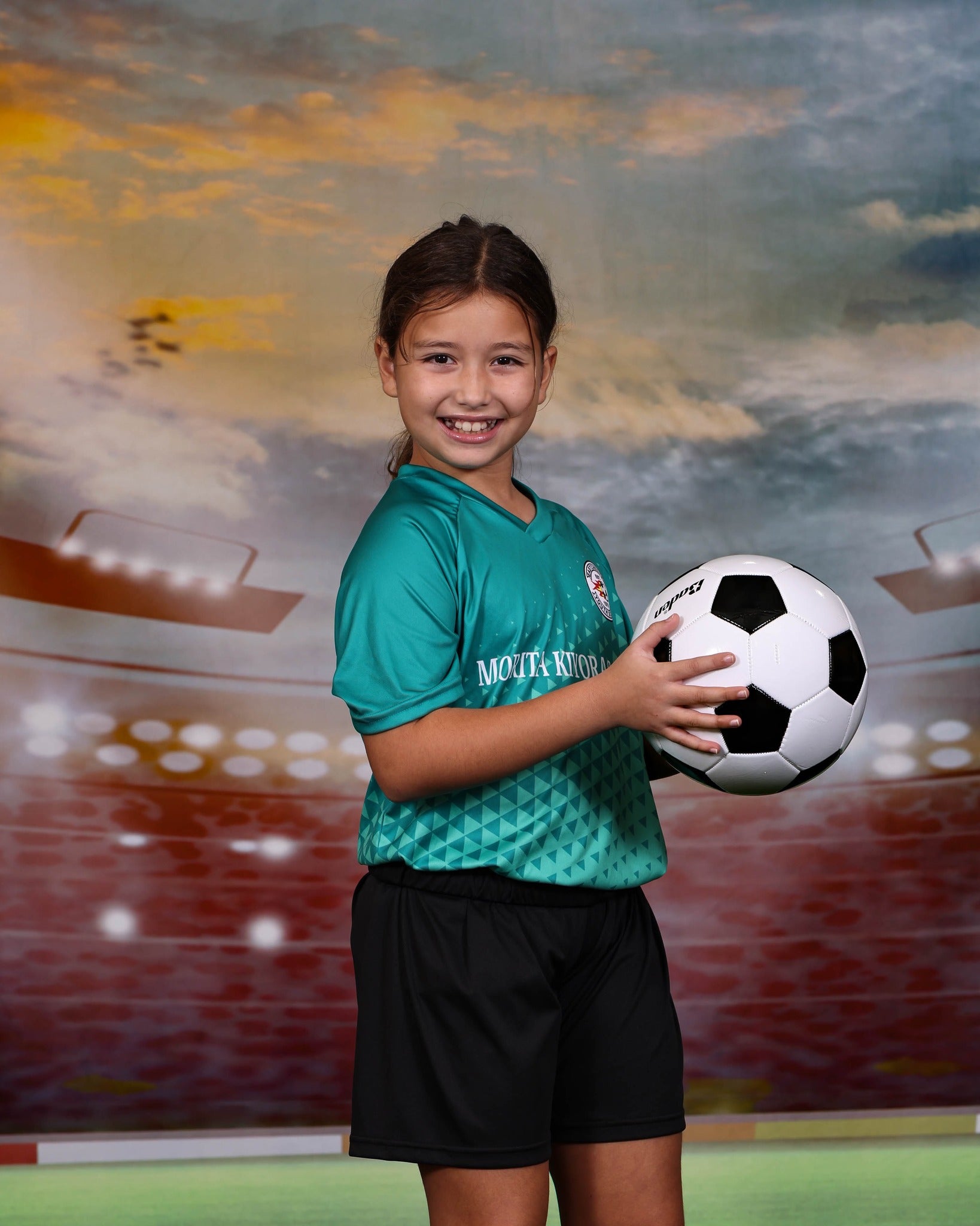 Night Soccer Field Spotlights s Sports Photo  Booth Backdrop M063