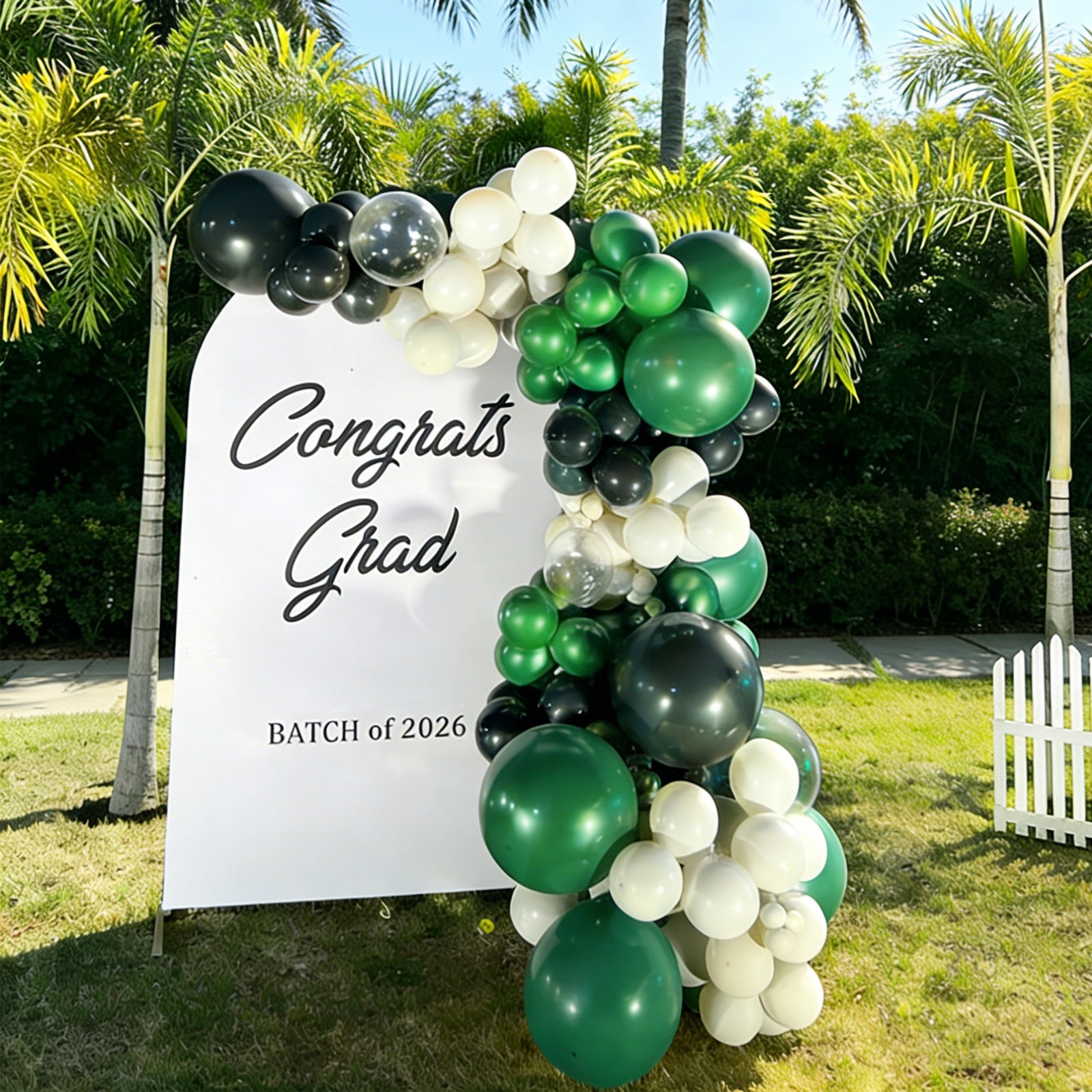 Custom Graduation Backdrop Congrats Grad Party Arch Backdrop Decoration