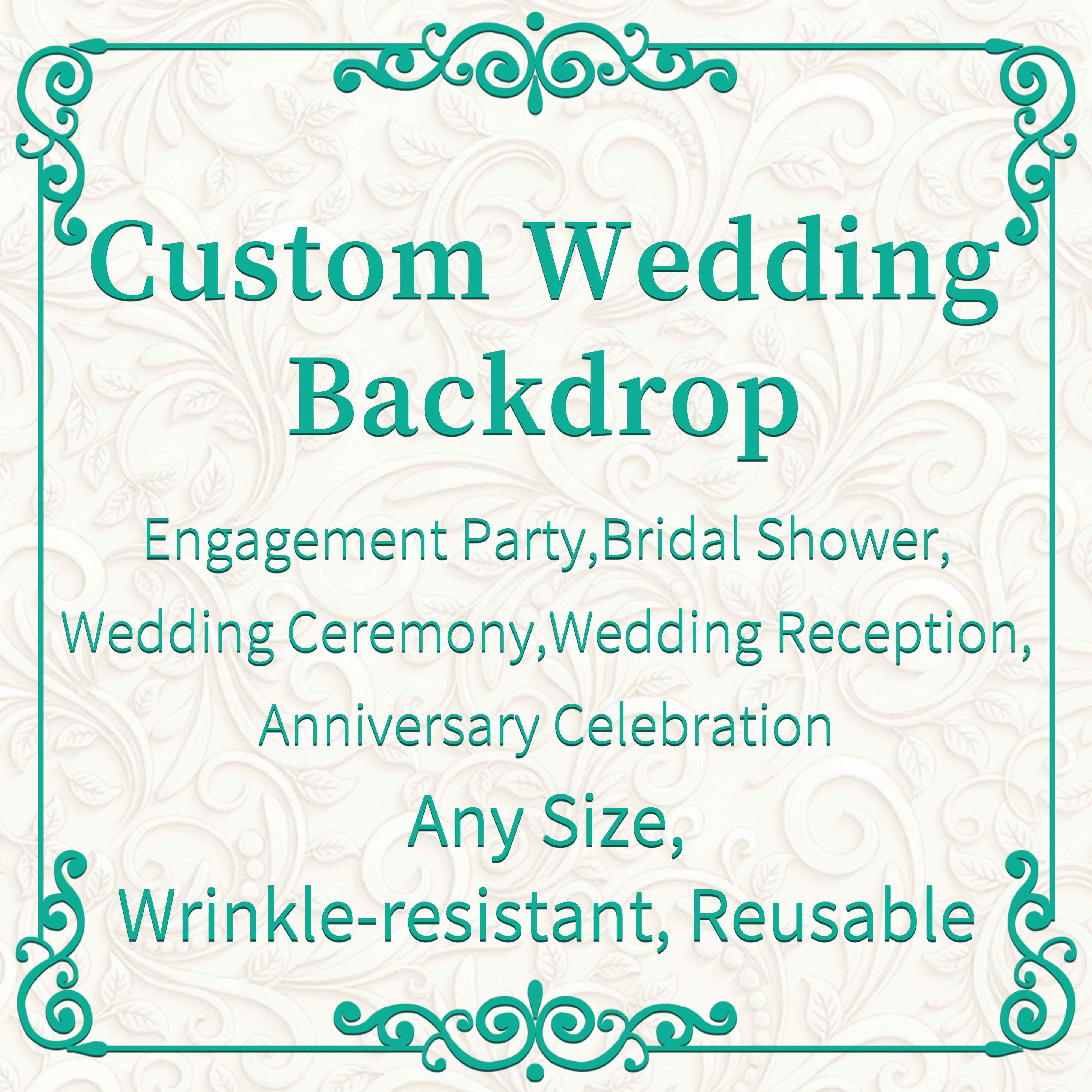 Custom Wedding Backdrop Wall Decor Wedding Sign