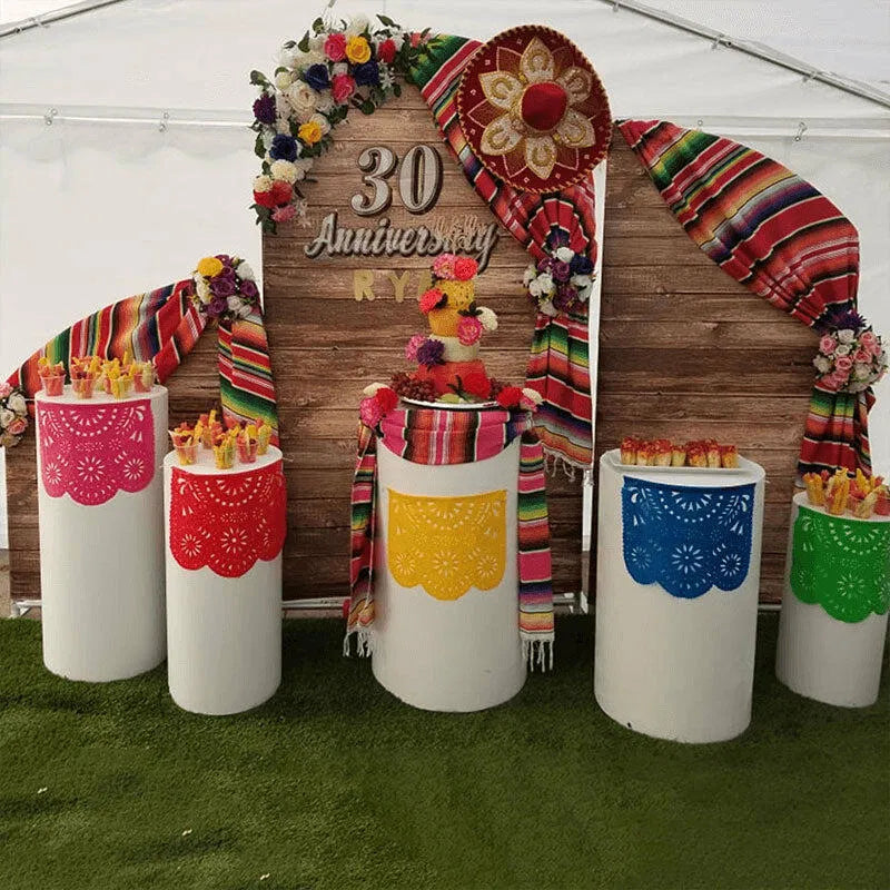Personalized Uneven Arch Backdrop Kit for Theme Party