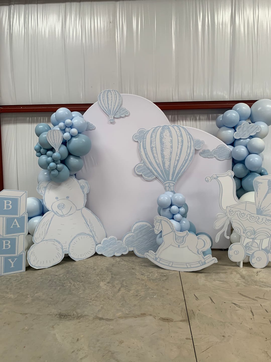 Personalized Uneven Arch Backdrop Kit for Theme Party