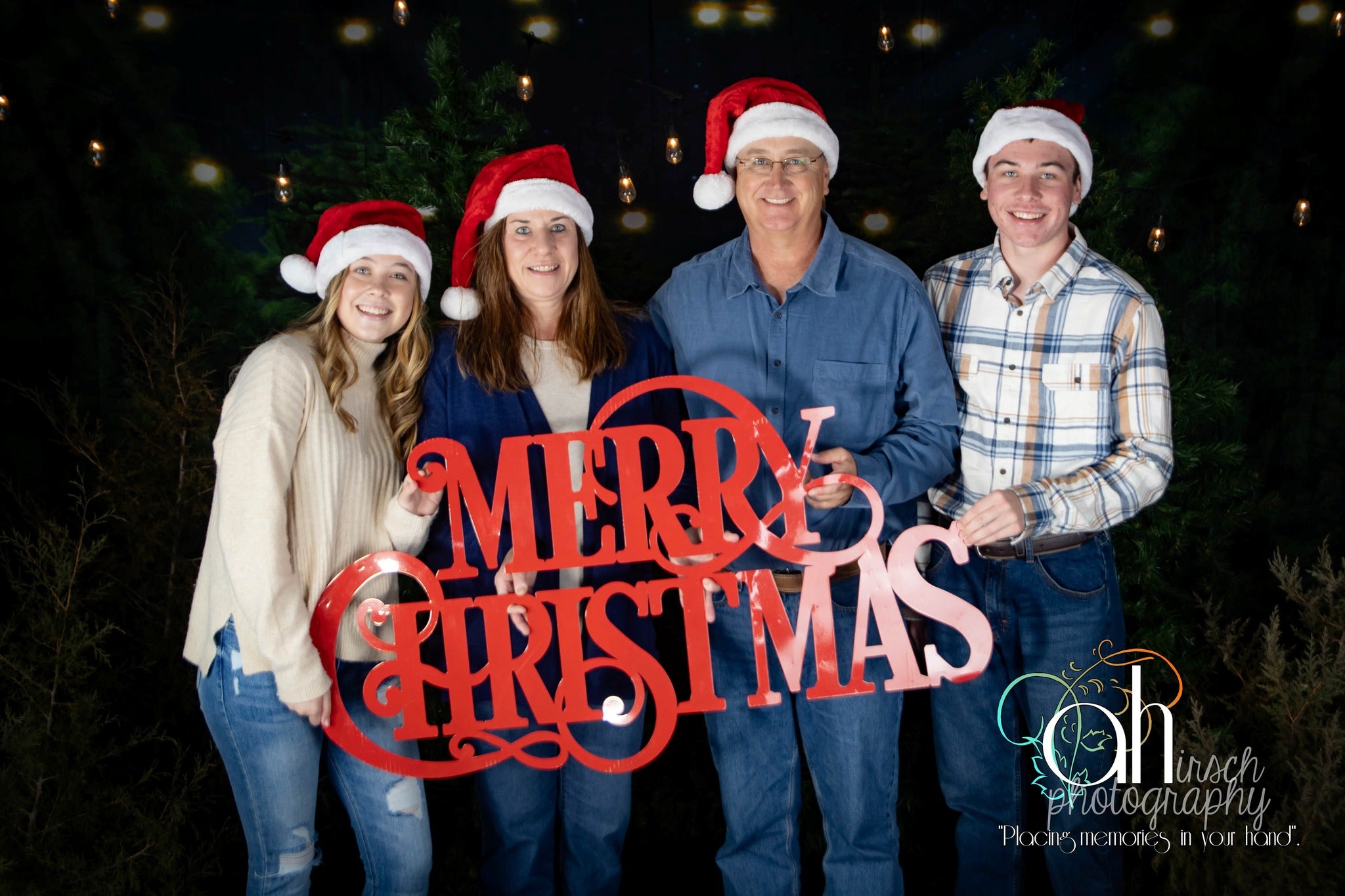 Christmas Tree Farm Eve Photo Backdrop D832