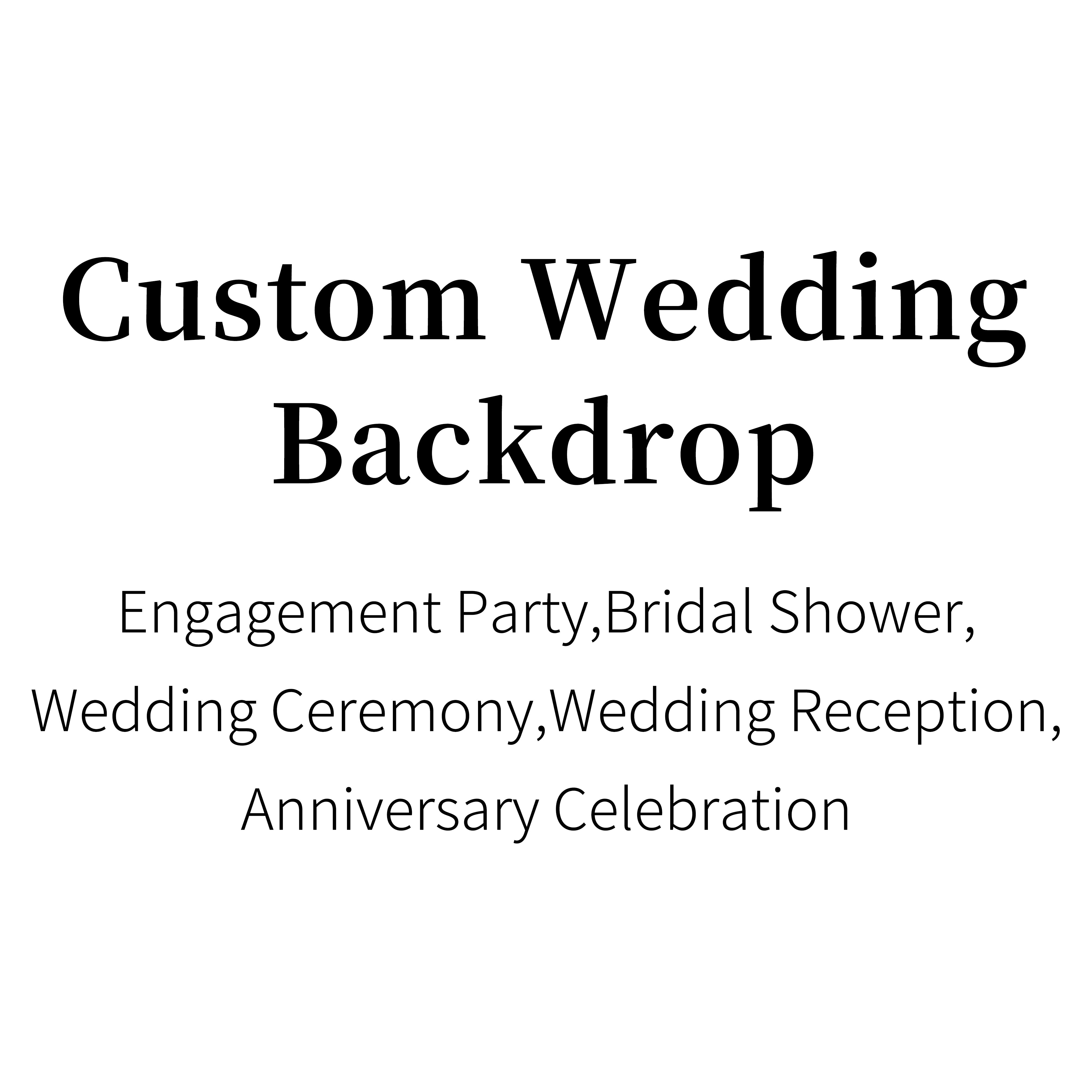 Custom Wedding Backdrop Wall Decor Wedding Sign