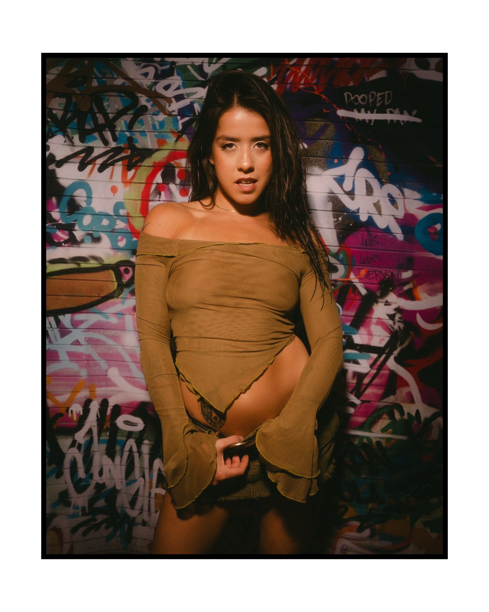 Graffiti Backdrops Photography Vibrant Street Art Backdrop BRP12-118