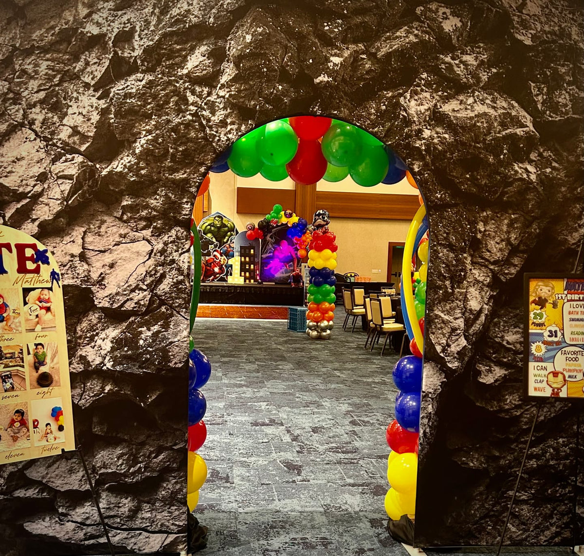 Custom Welcome Door Arch Backdrop Cover for Party Decor