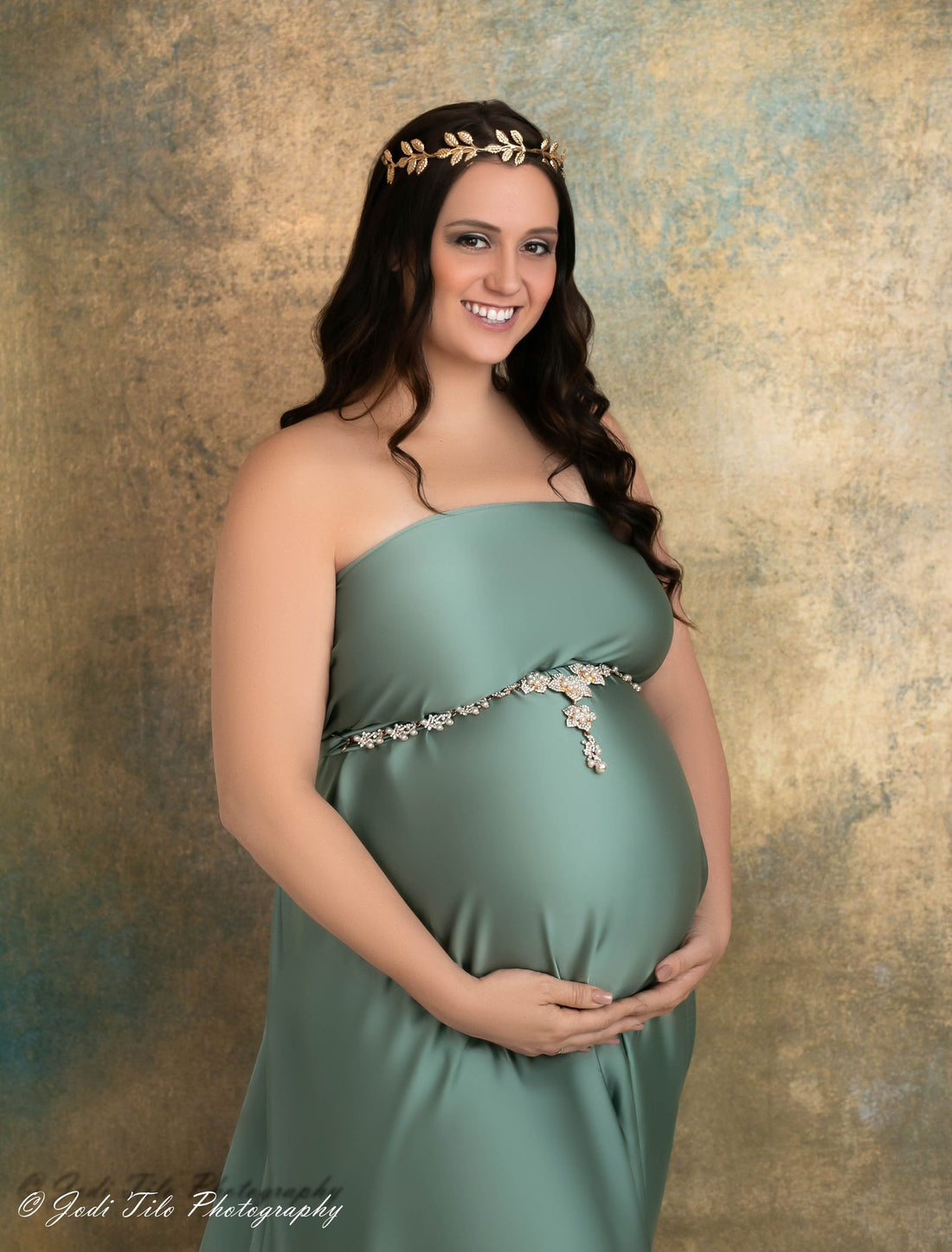 Gold Abstract Texture Photo Booth Backdrop MB-05