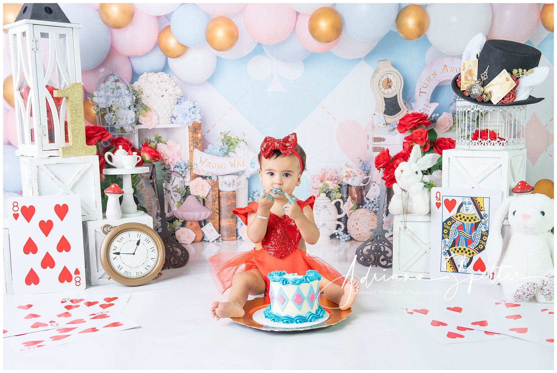 Newborn Photo Backdrop Pastel Wonderland Balloon Children Backdrop MRR9-133
