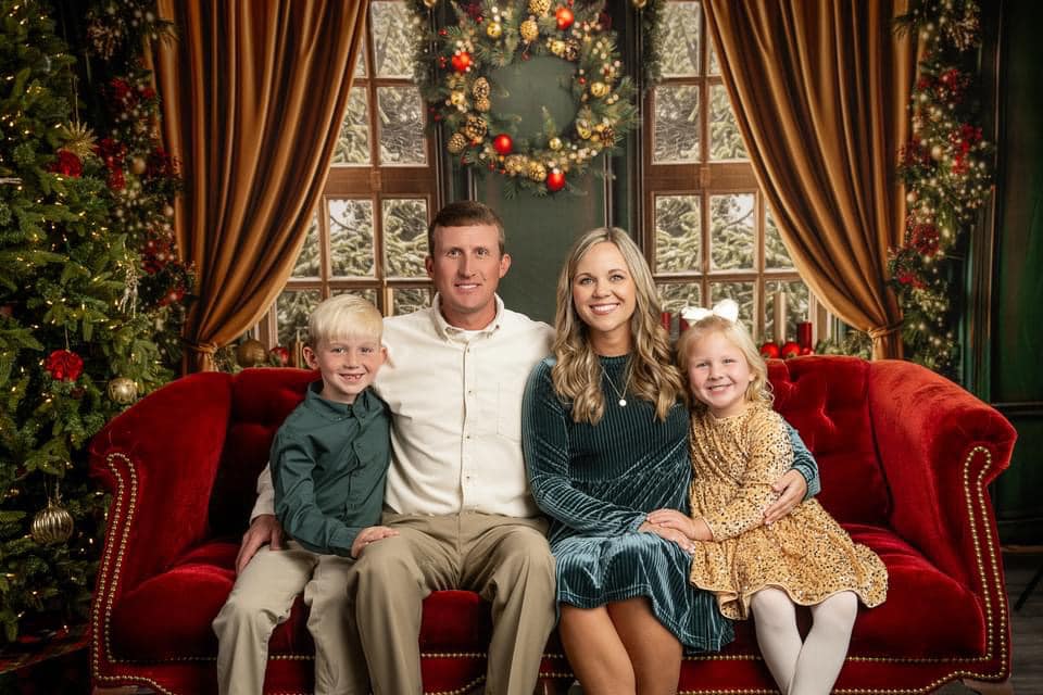 Christmas Backdrop Golden Curtain Window Christmas Photo Backdrops MRR9-93
