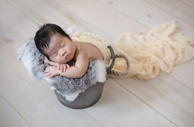 Newborn Photography Faux Fur Blanket TM
