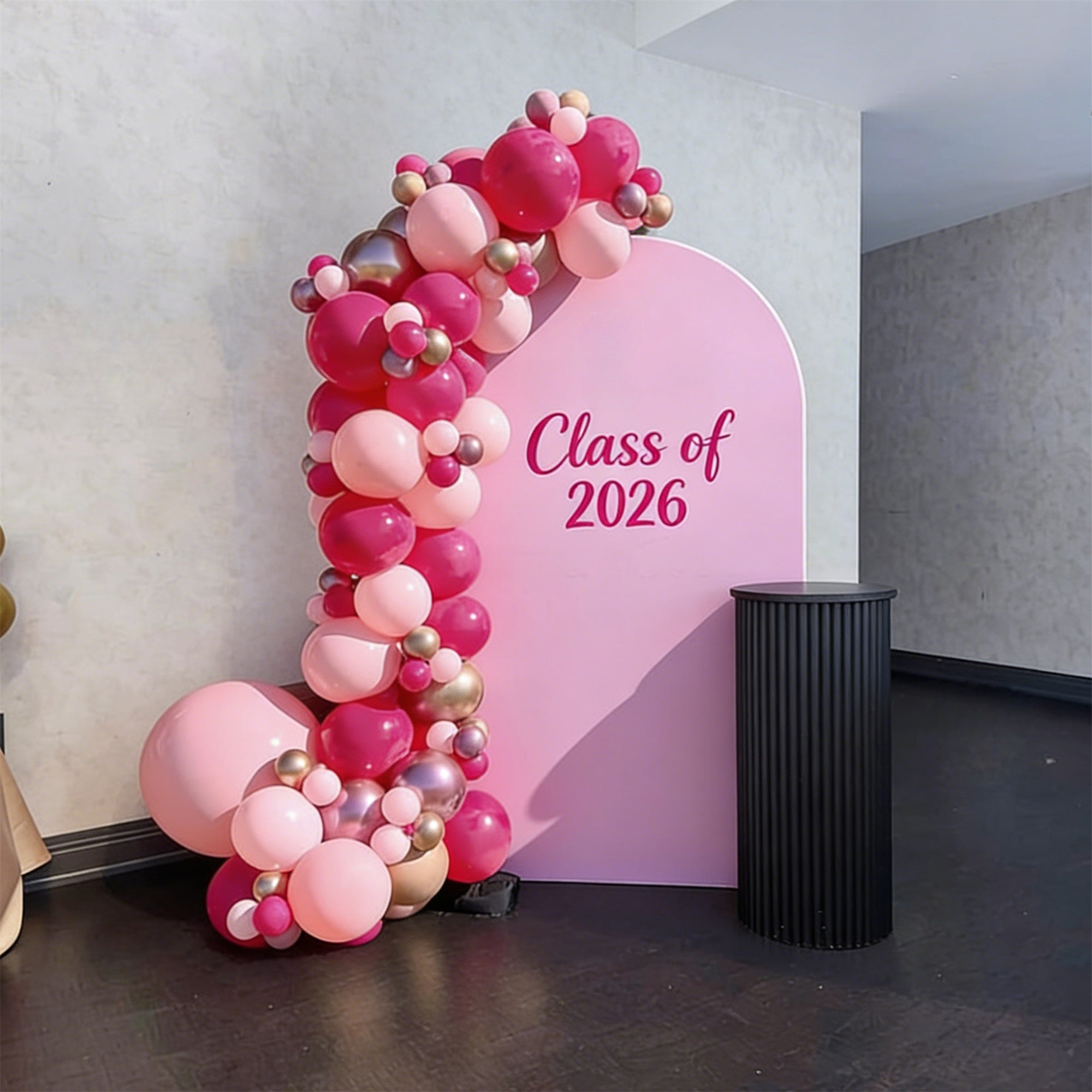Class Of 2026 Backdrop Pink Graduation Party Arch Cover Backdrop
