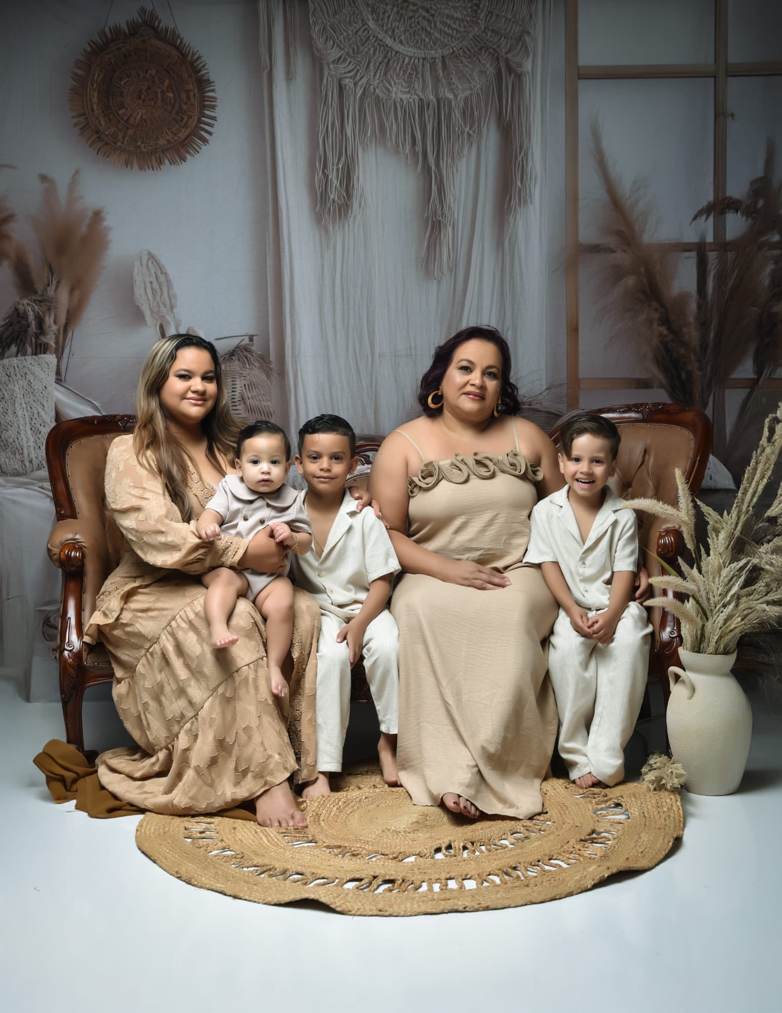 Boho Photo Backdrop Soft Cream Wall Macrame Backdrop GQ2-25