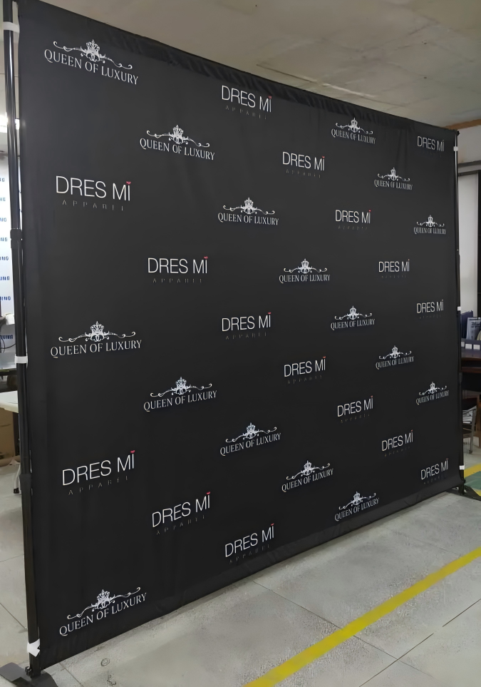 Custom Step & Repeat Logo Personalized Photo Banner