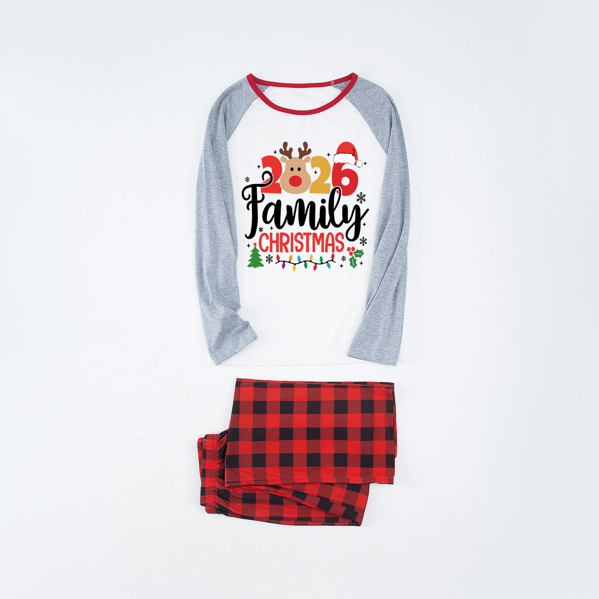 Christmas Pajamas Reindeer Family Christmas Graphic Matching Family Photoshoot Outfit Christmas Sleepwear CHP-109
