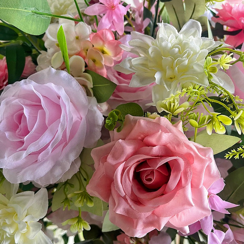 Silk Pink Purple Flower Centerpiece Flower Ball Wedding Table Decor ABFC-047