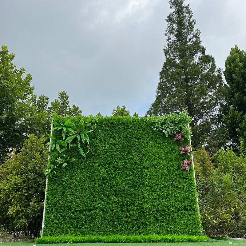 Artificial green wall panel 8x8ft party background