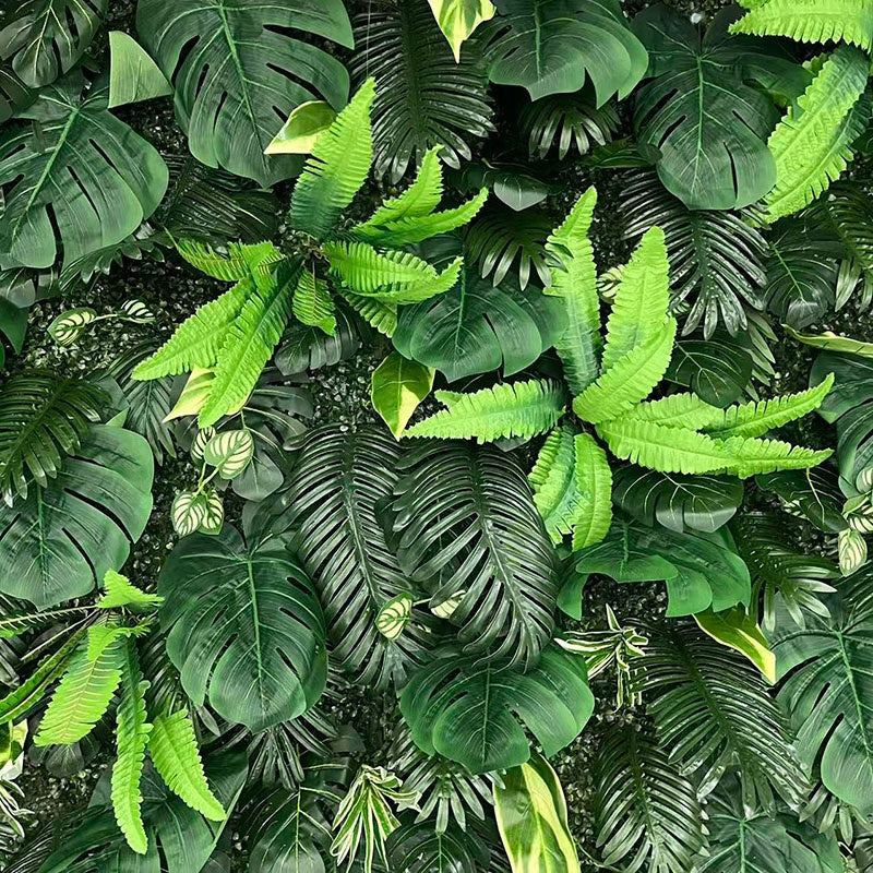 5D Tropical Jungle Fabric Greenery Wall Backdrop Party Decor ABFW-029