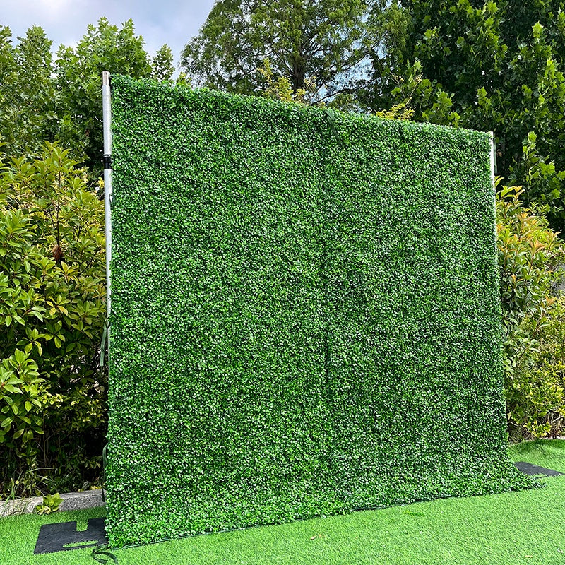 Artificial Greenery Wall Backdrop Boxwood Hedge Panel for Event Decor ABFW-030