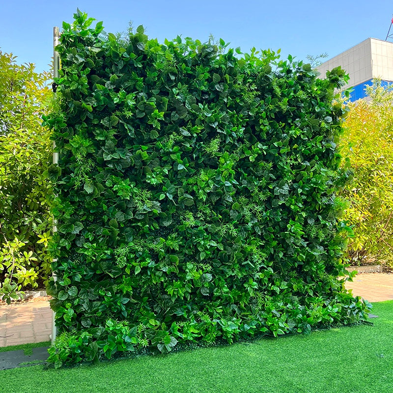 Natural Style Artificial Green Plant Wall Backdrop for Event Decor ABFW-083