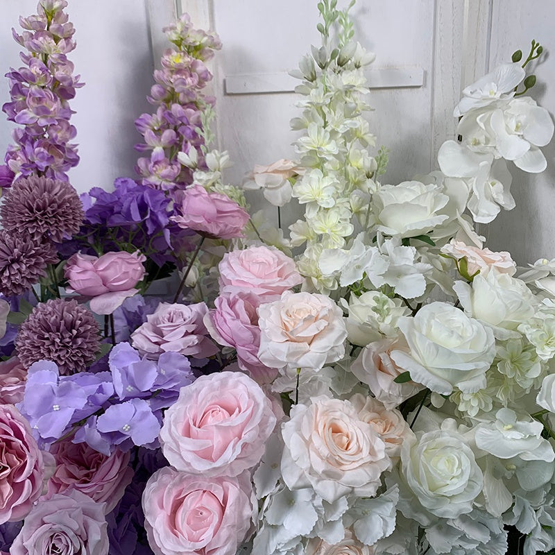 Purple Artificial Wedding Decor Flower Arrangement Floor Flower ABGF-013