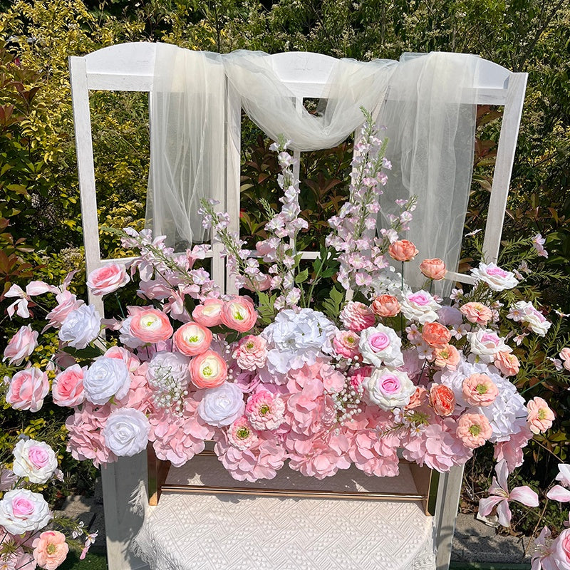 Pink Artificial Flower Wedding Decor Flower Arrangement Floor Flower ABGF-051