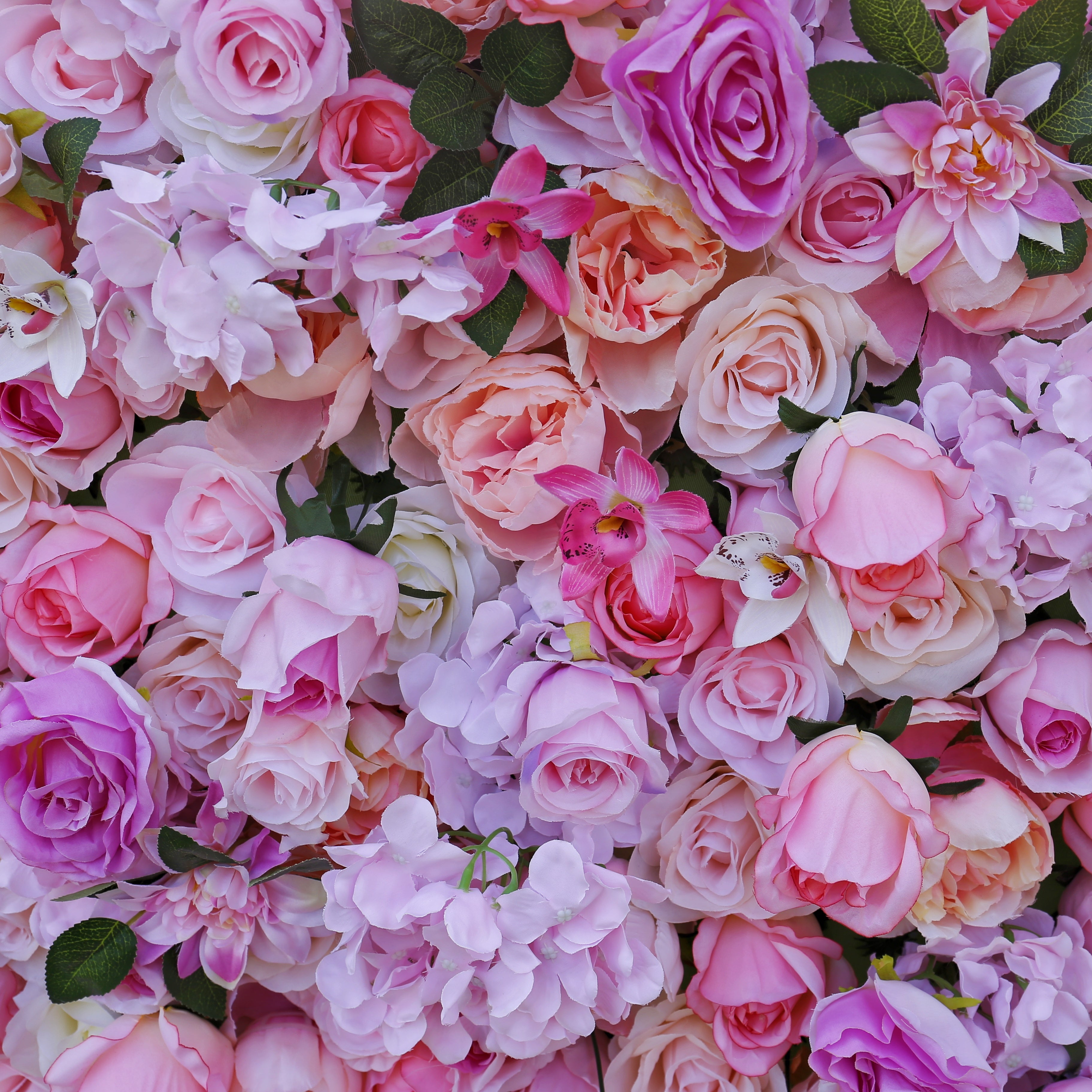 Blush Pink Floral Wall Panel Backdrop For Wedding Entrance Decor ACFW-008