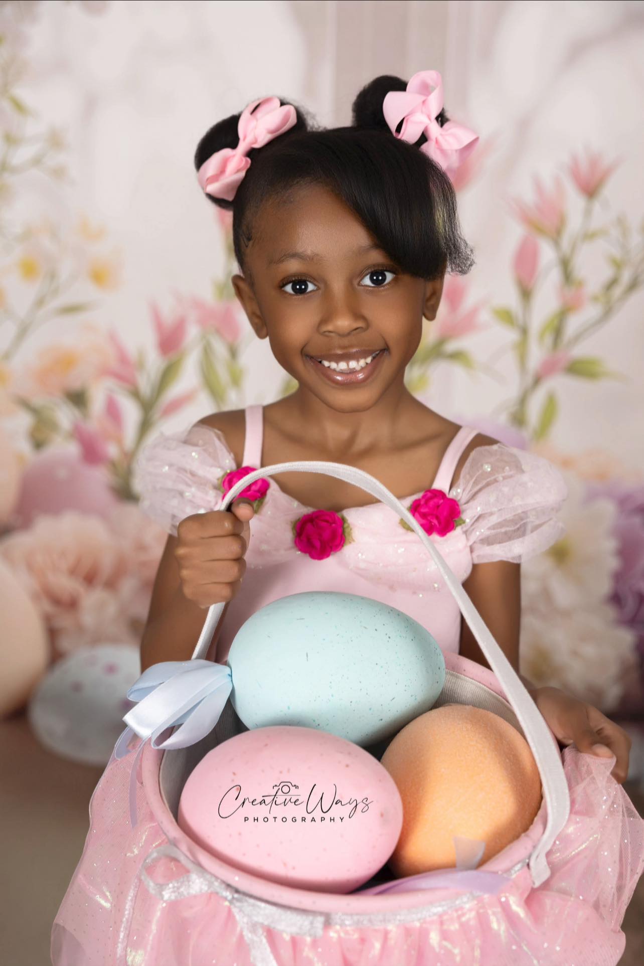 Easter Photo Backdrop Charm Window Rabbits Backdrop BRP1-213