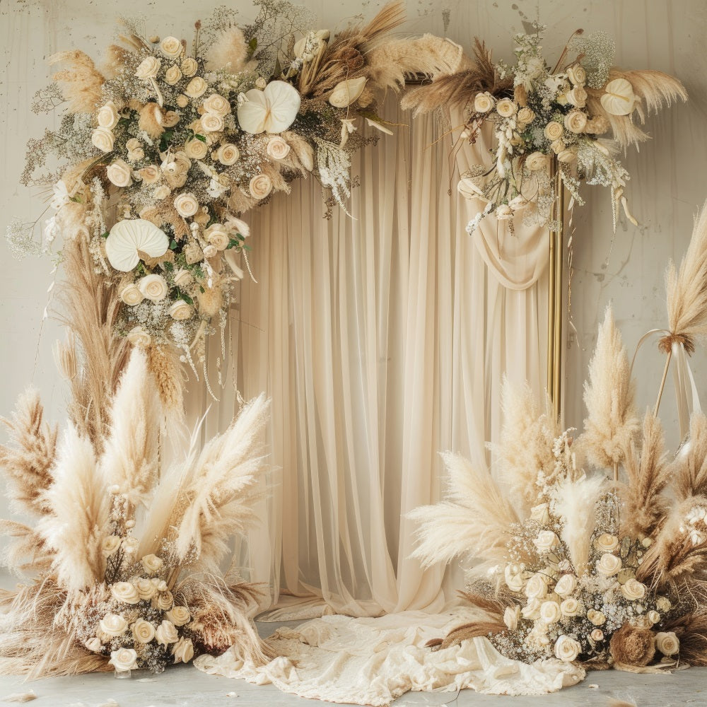 Bbackdrop Diy backdrop for wedding 60 photos - Astyledwedding.com