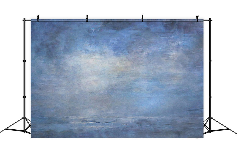Textiled Backdrop Backdrop For Maternity Photoshoot Abstract Blue Textured Wall Backdrop