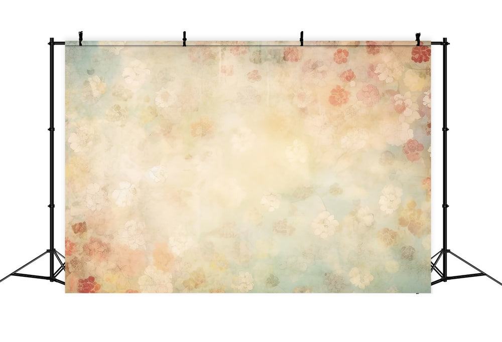 Maternity Digital Backdrops Aesthetic Pastel Flower Wall Backdrop BRP1