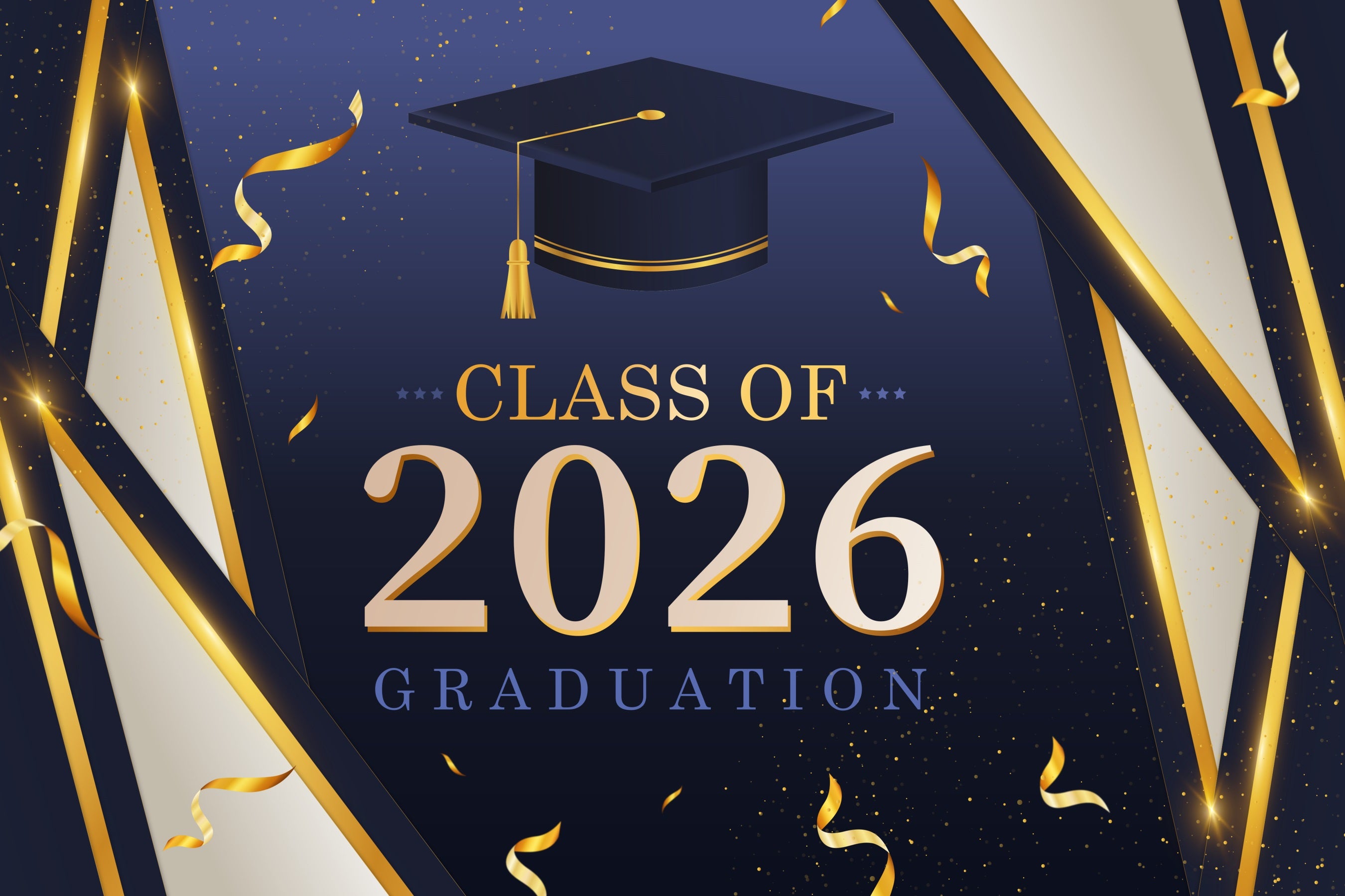 Graduation Backdrop Ideas 2026 Modern Lines Graduation Party Backdrop BRP2-270