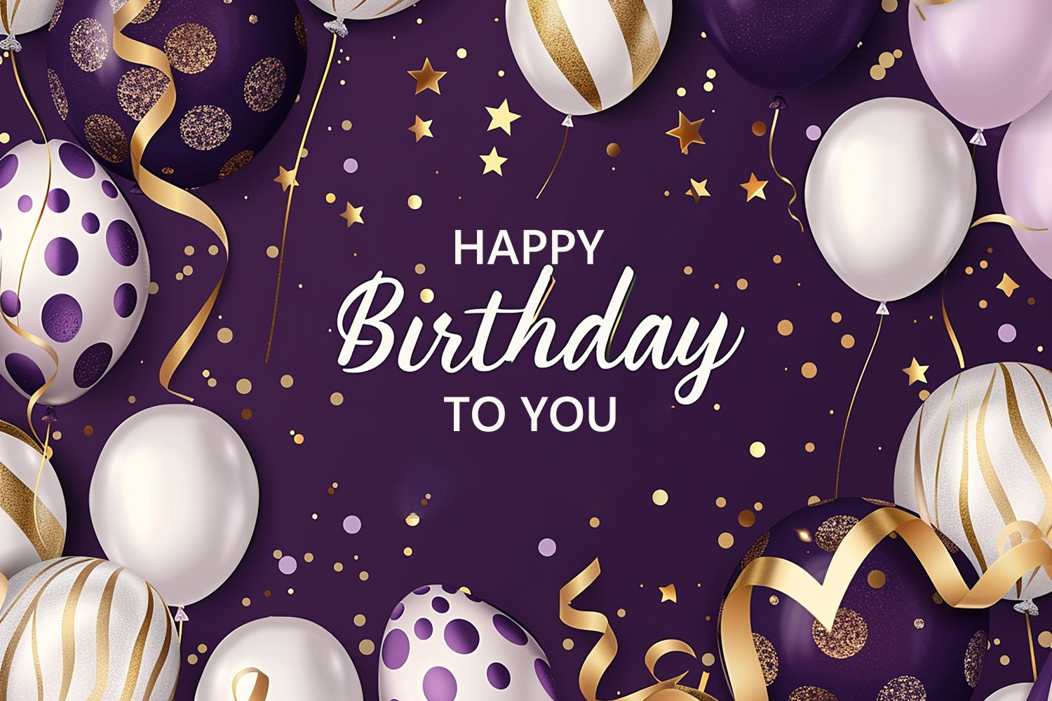 Custom Made Birthday Backdrops Elegant Balloons Glam Backdrop BRP3-67