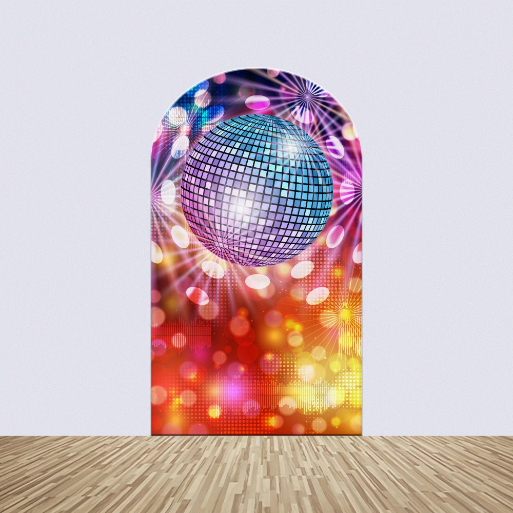 Backdrops For Dance Sparkling Disco Ball Arch Backdrop Kit BRP4-208