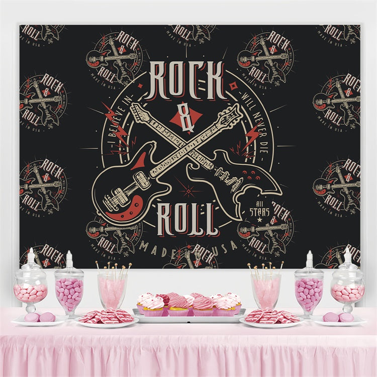 Classical Dance Backdrop Retro Rock Festival Vibe Backdrop BRP4-211