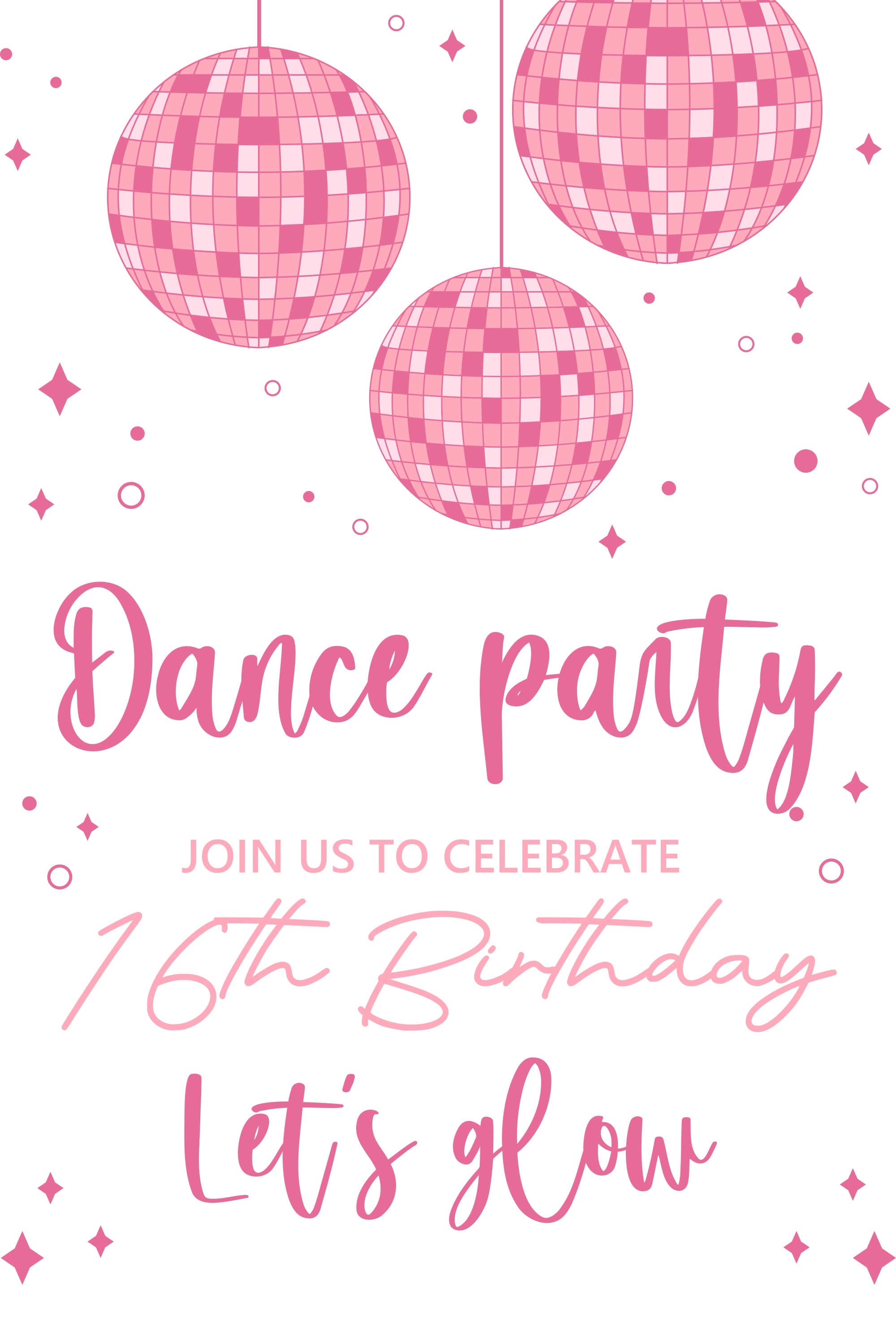 Dance Backdrop Ideas Soft Pink Birthday  Theme Custom Backdrop BRP4-228