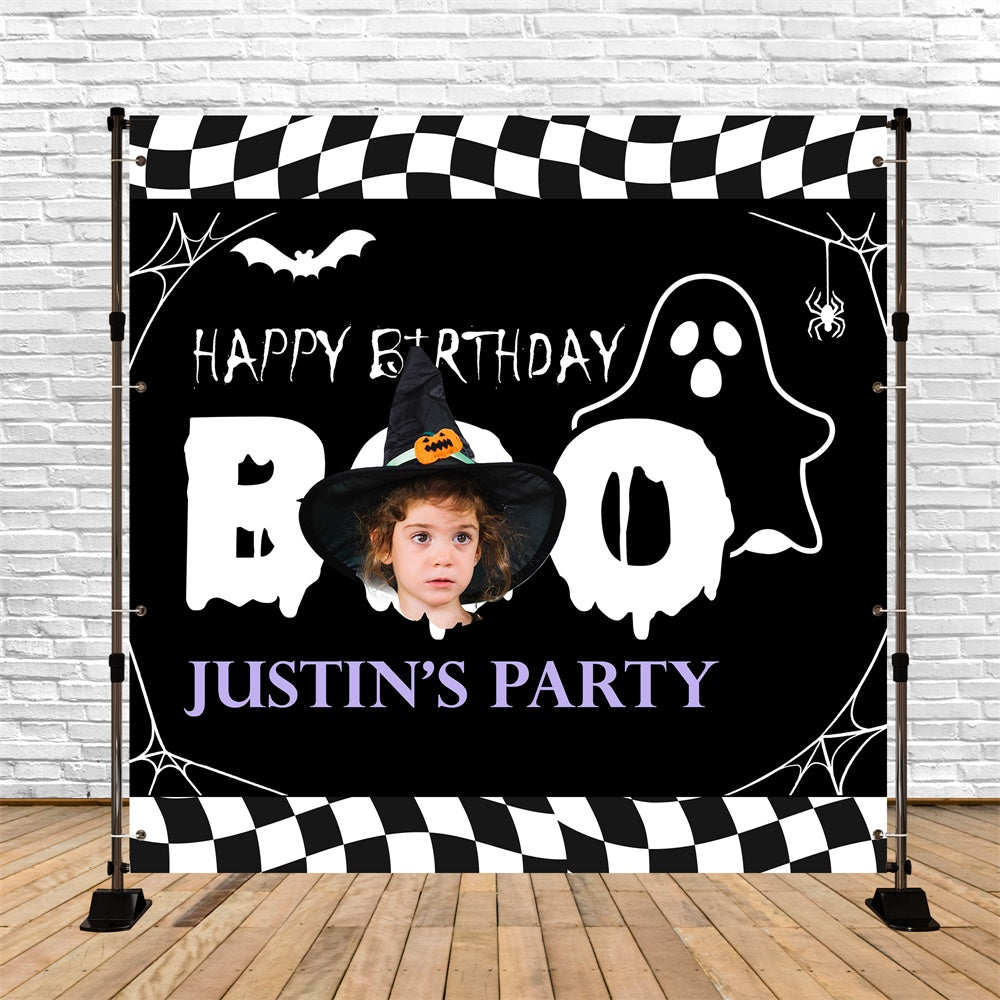 Personalized Backdrop For Birthday Ghoulish Fun Halloween Backdrop BRP5-147