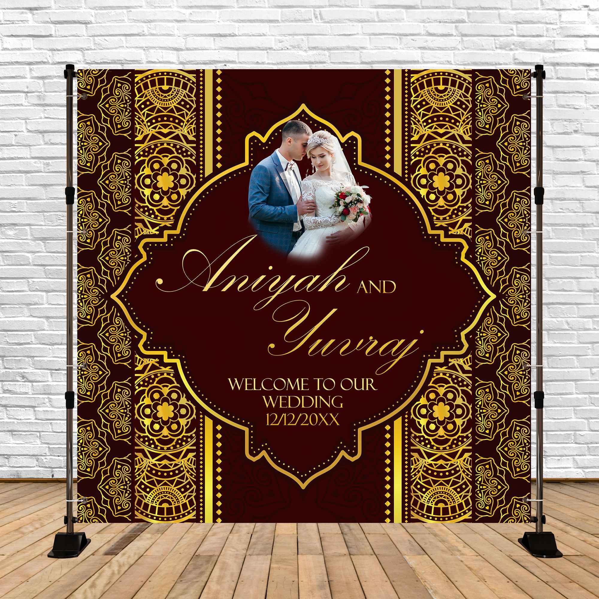 Eec Backdrop Wedding Photo Booth Backdrop Indian Palace Inspired Custom Backdrop BR