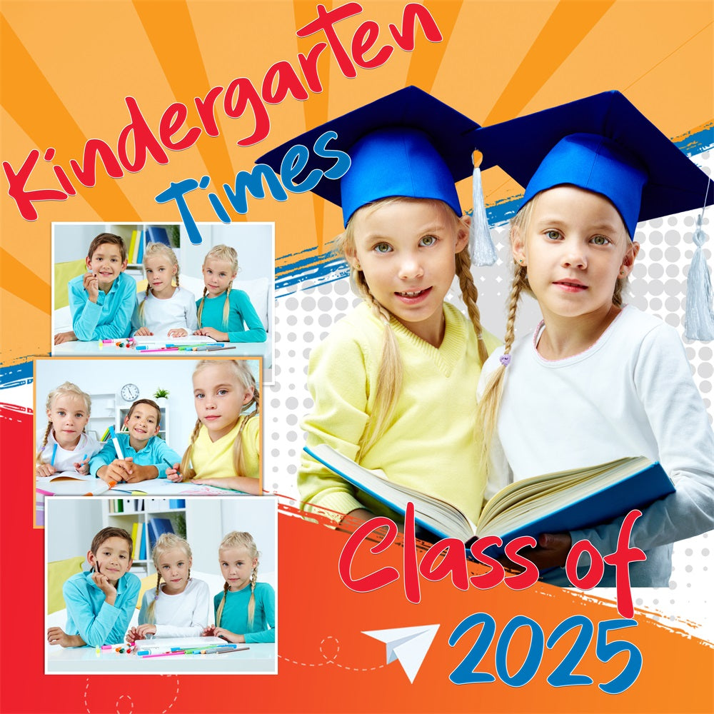 Graduation Backdrops School Memories Personalized Party Graduation Backdrop BRP5-225