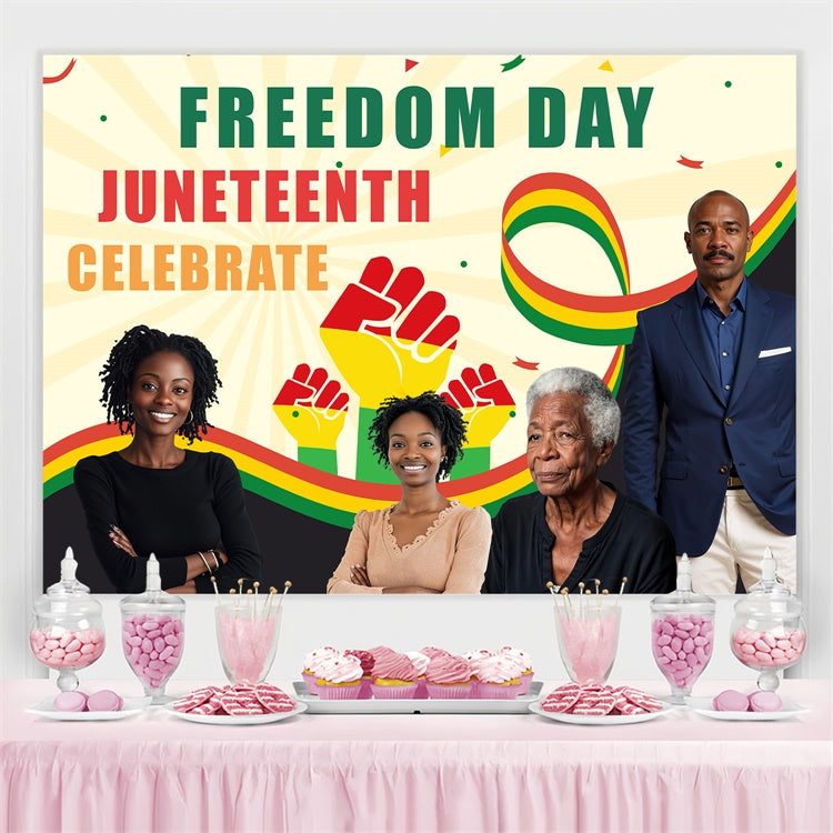 Juneteenth Backdrops Diverse Representation Poster Custom Backdrop BRP5-5