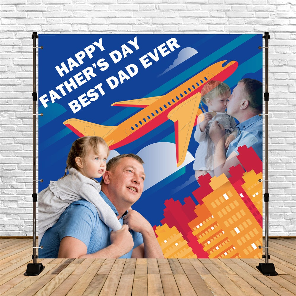 Happy Father's Day Backdrop Urban Flight Customized Backdrop BRP5-54