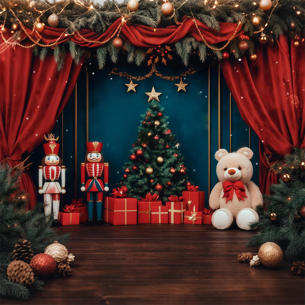 Christmas Backdrop Ideas Nutcracker Royal Stage Backdrop BRP57-144