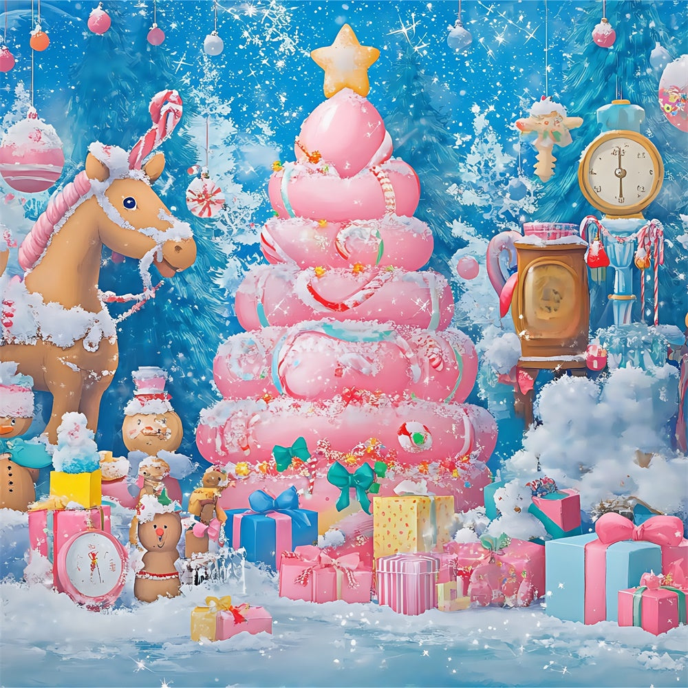 Christmas Backdrops Sale Gingerbread Toy Fantasy Backdrop BRP57-148